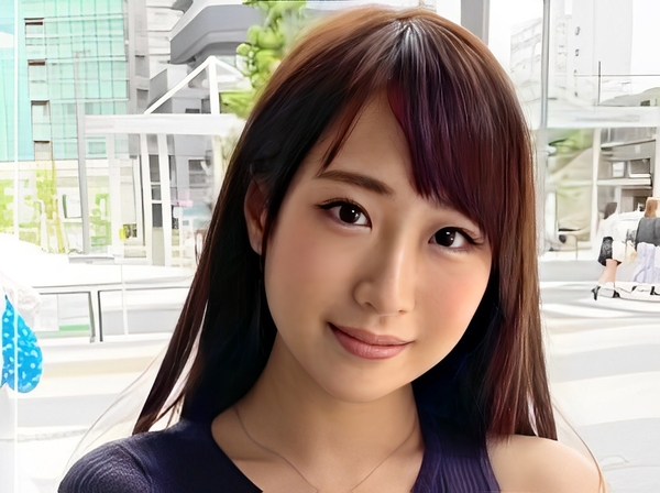 【Gカップ素人娘の敏感ボディ】『ダメ…感じちゃう…』服の上からおっぱいを揉まれ、立ちバックで着衣ハメ！感じまくりの美少女が全裸になると、さらにエッチな本性むき出しで乱れまくる！♡